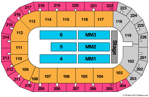 Cure Insurance Arena Justin Bieber Seating Chart